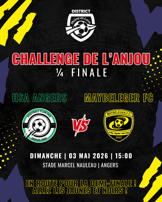 1/4 FINALE CHALLENGE DE L'ANJOU